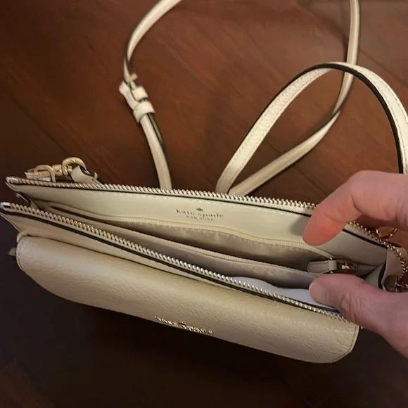 Kate Spade Cream and Tan Crossbody Bag - Picture 3 of 8